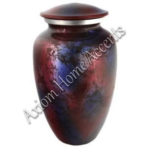 Urne funéraire élégante en aluminium fabriquée à la main avec un souvenir commémoratif au design moderne par Axiom Home Accents - Product Image 4