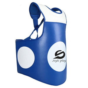 Protector de Pecho de Cuero Genuino de Alta Calidad para Boxeo, Kickboxing, Artes Marciales, Muay Thai y Entrenamiento de MMA - Product Image 4