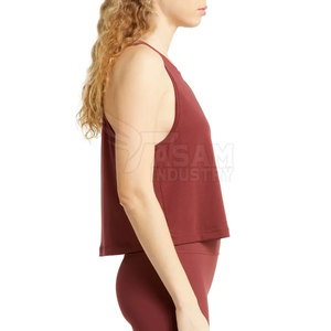 Vêtements de sport sans manches Nouveau style Débardeurs pour femmes En stock Coton Polyester Fabriqué Débardeurs pour femmes - Product Image 5