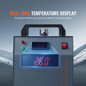 Refrigeratore d'Acqua Industriale Raffreddato ad Aria 220V 150W con Serbatoio da 12L e Capacità di Potenza di 5kW - Product Image 5