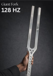 Juego de 2 diapasones CHAKRA gigantes, muy grandes, de 528 Hz - Product Image 4