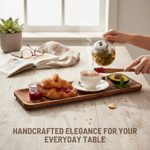 Natural Acacia Timber Rectangular Food Presentation <b>Board</b> for Appetizers Cheese Snacks Dining & Entertaining - Product Image 6