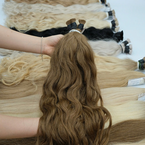 Extensions de cheveux naturels Remy vierges en gros, ondulés, de haute qualité, doux et soyeux, en lots, prix d'usine - Product Image 4