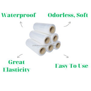 Proline <b>Stretch</b> Film Roll 1.2m Width 20-200 Mic Transparent LLDPE Moisture Proof for Pallet Packaging - Product Image 2