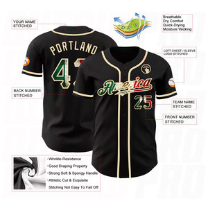 Custom 100% Polyester Baseball Shirts Button Down Custom Striped Baseball Jersey Breathable <b>Athletic</b> Team Uniform Sublimated - Product Image 2