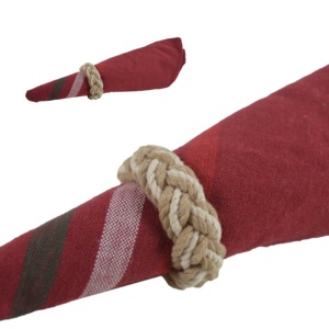 Nouveaux designs de porte-serviettes ronds en rotin, designs tendance, porte-serviettes de haute qualité pour les mariages, les fêtes, les restaurants, la décoration de table - Product Image 5