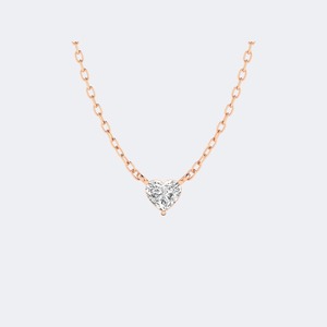 Exquisite Heart Shape Lab Grown Diamond Gold Pendant Necklace for Women Romantic Anniversary <b>Gift</b> IGI SGL Certified 0.50ctw - Product Image 3