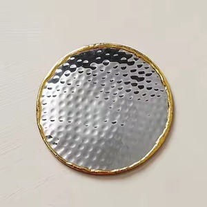 Luxury Decorative Metal <b>Coaster</b> <b>Set</b> with Modern Design for Dining Table and Party Decoration - Product Image 4