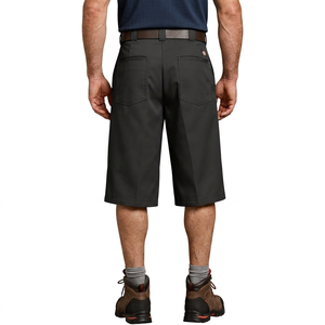 Shorts de sport amples pour hommes JAC22 CX2448, imprimés, longueur genou, respirants, tissés, 100% coton - Product Image 2