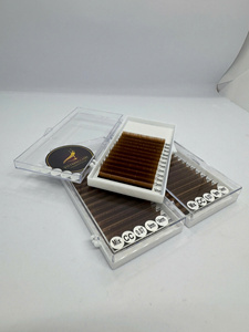 Professional Individual <b>Lash</b> Extensions Tray Matte Black Korean PBT Classic <b>Volume</b> Eyelashes Custom Wholesale - Product Image 6
