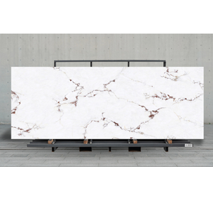 Dalles de porcelaine Calacatta Cuivre très demandées, surface émaillée durable pour projets résidentiels et commerciaux et intérieurs de luxe - Product Image 4
