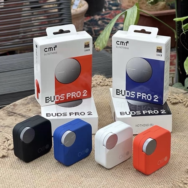 Cmf Buds Pro 2 In-Ear TWS Earphones ANC LED Hi-Fi for 5.2 IPX5 Waterproof Type-C Touch Control Blue Red