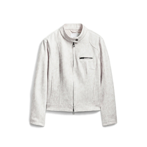 Chaquetas de cuero genuino a la moda para mujer con nuevo diseño, ajuste adaptable y estilo con cremallera. - Product Image 1