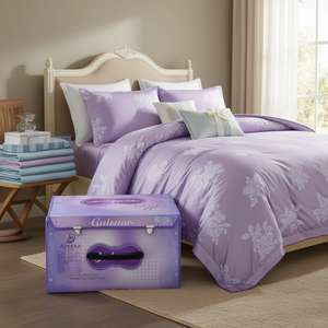 Gulzar Premium 10-Piece Comforter Set for King Size Home Textiles Gift - Product Image 1