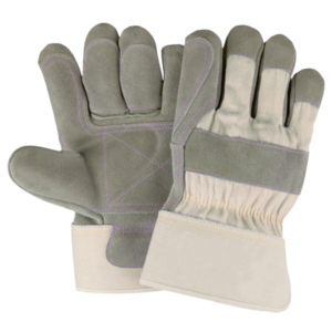Guantes de Trabajo Reforzados de Cuero Vacuno de Primera Calidad, Resistentes, para Construcción y Seguridad, Marca Canadian Rigger, de Pakistán - Product Image 6