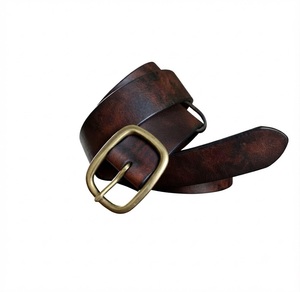 Ceinture pour homme BS INTERNATIONAL, durable, 100% cuir de vache véritable, avec boucle en acier, robuste, haute résistance, légère, écologique, fabriquée à la main - Product Image 6