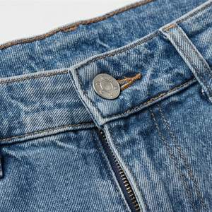 Pantalones vaqueros para hombre, vaqueros de corte regular, pantalones vaqueros ajustados negros para hombre, pantalones vaqueros rectos informales, logotipo personalizado y diseño a bajo precio - Product Image 4