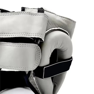Premium Genuine Cowhide Leather Boxing Head Guard High-Quality PU Leather MMA Sparring Headgear Premium - Product Image 4