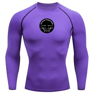 Camisetas de Compresión de Manga Larga con Estampado de Murciélago para Hombre, Camisetas Deportivas para Gimnasio, Entrenamiento, Correr, Transpirables, de Secado Rápido, UPF50, Ecológicas, Rash 2026 - Product Image 1