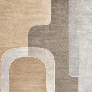 Tapis en soie tufté à la main, motif Apse, tapis de sol texturé doux de luxe fait main, tapis décoratif haut de gamme, fabricant Inde - Product Image 4
