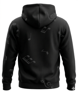 Sudadera con Capucha Personalizada de Gran Tamaño con Pedrería, Bordado Desgastado, Estilo Urbano - Product Image 2