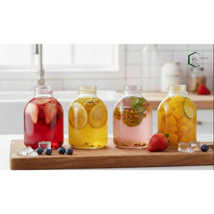 Botella de Plástico PET de 400 ml con Cuello Ancho de 38 mm para Jugos, Smoothies, Té de Frutas y Bebidas, Fabricación OEM en Vietnam, Tapa de Rosca Suave - Product Image 1