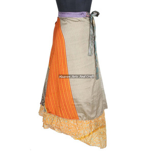 New Magic <b>Wrap</b> Skirt Multi Wear Vintage Sari Skirts Rajasthani Silk <b>Wrap</b> Indian Printed Long <b>Sarong</b> Around Boho All Season <b>Wrap</b> - Product Image 6