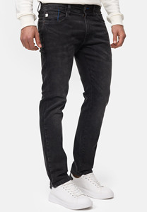 Jeans de mezclilla casuales para hombre, de peso medio, corte recto, ajustados, cómodos, sostenibles, al por mayor, personalizados, ODM, con efecto desgastado - Product Image 3