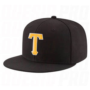 Casquette Snapback Ajustable Noire Or Blanc Brodée Personnalisée avec Visière Plate – Design Premium Brodé – Style Streetwear pour Hommes et Femmes - Product Image 1