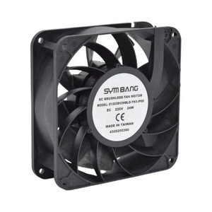 Ventilateur axial sans balais EC 220V 24W IP68 étanche, ventilateur de refroidissement DC pour équipement industriel - Product Image 4
