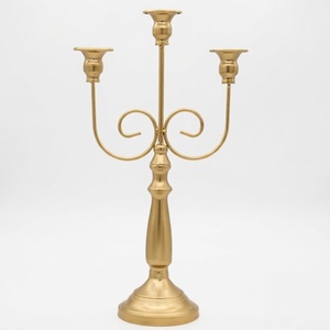 Factory Direct Suppliers Modern 5 Arm Candelabra <b>Silver</b> Metal <b>Candlestick</b> Stand Wedding Dinner Table Decor Centerpiece - Product Image 4