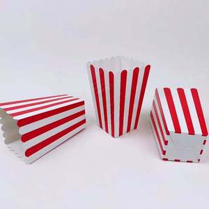 Wholesale Reusable Food Grade Custom Size Cinema Theater <b>Snack</b> Paper Box Cup Halloween Popcorn Cups Disposable Popcorn Bucket - Product Image 2