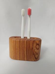 Cepillo de Dientes de Bambú con Estuche, Set de Viaje Ecológico, Diseño Minimalista, Forma Redonda, Dos Piezas - Product Image 6
