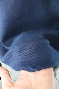 Sweat-shirt à col montant BRECK BLUE 100% GRIS avec broderie appliquée, col large, URBAN PRODUCTIONS - Product Image 5