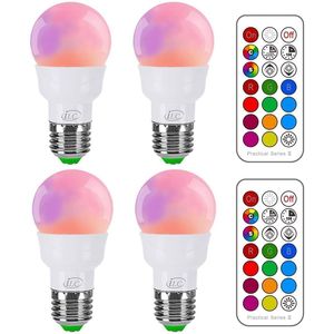Lampadina LED Intelligente Equivalente a 40W, RGBW, Cambio Colore, Luce Diurna Bianca, 450LM, Dimmerabile, 5W, Base E26, 12 Colori - Product Image 1