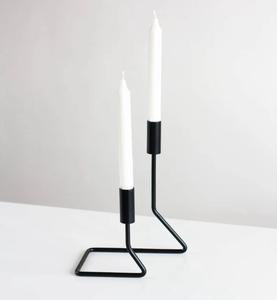 Artistic Sculpture Metal Candle Holder Designer Decorative Candle Stand For Home Living Room <b>Table</b> Centerpiece Decoration - Product Image 2