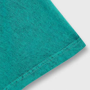 Camiseta de Manga Corta para Hombre, Estilo Nuevo, Lavado Ácido Personalizado, 100% Algodón, Ecológica, Transpirable, Fabricante de Pakistán, Precio Económico - Product Image 5