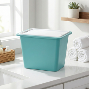 Grand ensemble de 2 tiroirs, organisateur de bureau moderne carré à faire soi-même, boîte en métal avec couvercle - Product Image 3