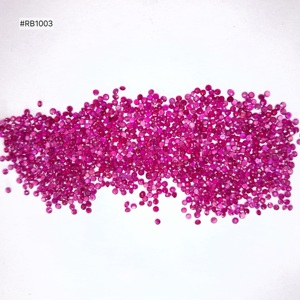 ทับทิมโมซัมบิกทรงกลม เกรด 3 คุณภาพพรีเมียม ขนาด 2 มม. น้ำหนัก 51.7 กะรัต (ล็อต) พลอยหลวม สีสดใส สำหรับทำเครื่องประดับ - Product Image 1