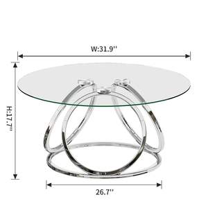 Durable Modern Eco-Friendly Coffee <b>Table</b> with Metal & Marble Top for Living Room Multi-Use in Home Office Hotel-Bulk - Product Image 3