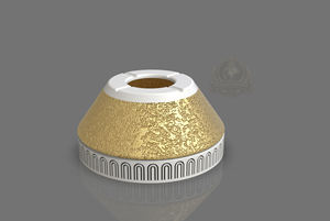 Cendrier de table rond en aluminium sans fumée, design de luxe, style américain, pour la maison et l'hôtel - Product Image 3