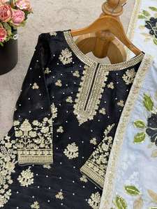 Ensemble de kurta en soie ethnique GMY pour occasions festives et mariages - Product Image 6