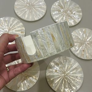 Agate Designing <b>Coasters</b> Vintage Creative Art <b>Table</b> Top Decorative Handmade Resin Mats and Pads Kitchen Counter Top <b>Coaster</b> Tool - Product Image 2