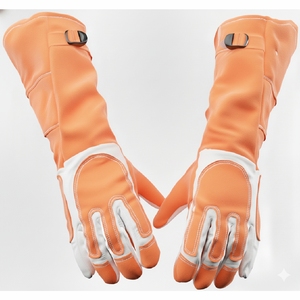 Premium Leather Welding <b>Gloves</b> Heat Resistant Durable Safety Work <b>Gloves</b> for Professional Welders - Product Image 1