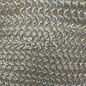 Camisa de malla de aluminio hecha a mano con anillos de 10 mm, manga corta, armadura medieval, disfraz de cosplay y recreación histórica - Product Image 6