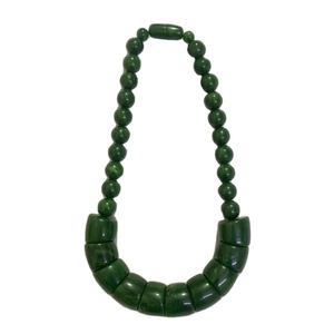 Handmade Resin <b>Beaded</b> <b>Necklace</b> with Art Theme Trendy Design for Unisex Party Fashion Jewelry From India - Product Image 1