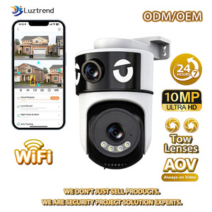 Cámara de Seguridad Wifi <span class=keywords><strong>Okam</strong></span> 5G para Exteriores, Doble Lente, 4K HD, Detección de Movimiento, Alarma, Impermeable - Product Image 1