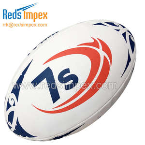 Balón de Rugby Promocional Hecho de Caucho Sintético Resistente, Balón con Logotipo Totalmente Personalizable, Ideal para Eventos Corporativos y Promoción Deportiva - Product Image 3