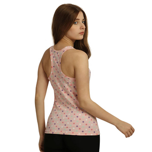 Chaleco sin mangas para mujer, con estampado digital, cuello redondo, corte holgado, fabricado por OEM, con logotipo personalizado, para uso casual de verano, al por mayor. - Product Image 5