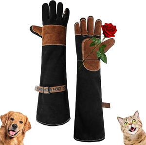 Gants de soudeur JNA Group en polyéthylène 7 oz 16 pouces avec manchette de sécurité, fonction tactile, résistants aux déchirures pour la couture et le soudage sans accroc - Product Image 1
